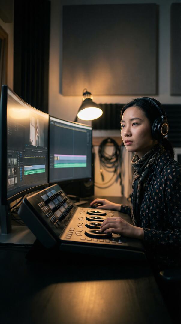 国产视频剪辑师